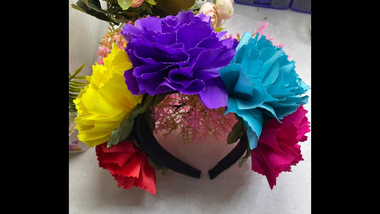 MEGA DIADEMA CATRINA VIDEO No, 1035 creaciones rosa isela