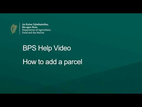 BPS Help Video   How to add a parcel