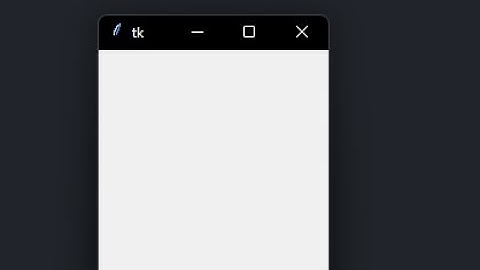 Tkinter create dark title bar