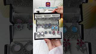 earring set with organiser from meesho @Meesho #meeshoapp