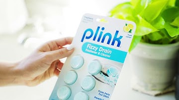 PLINK Fizzy Drain Freshener & Cleaner