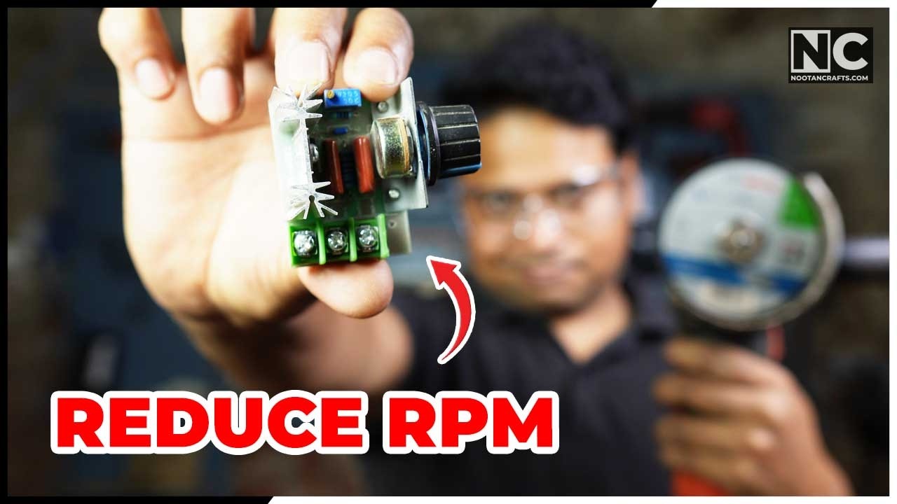 How to Reduce the RPM of an Angle Grinder