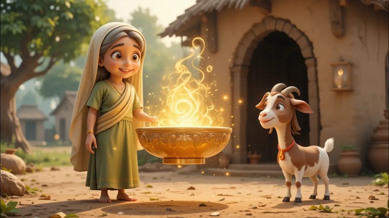 Bibi Zahra & the Magical Bowl 🧕✨ | A Heartwarming Urdu Village Story for Kids"
