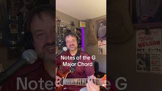 Notes of the G Major Chord #guitar #guitarlesson #video #chords #music