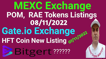 MEXC Global & Gate.io Exchange New Token Listings || Crazy Crypto MINTOO