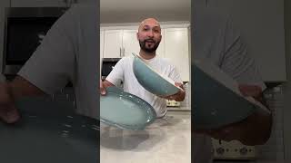 Le Creuset Stoneware Bowl with Platter Lid #lecreuset #stonewarebowl #cookingbowl #dinnerware