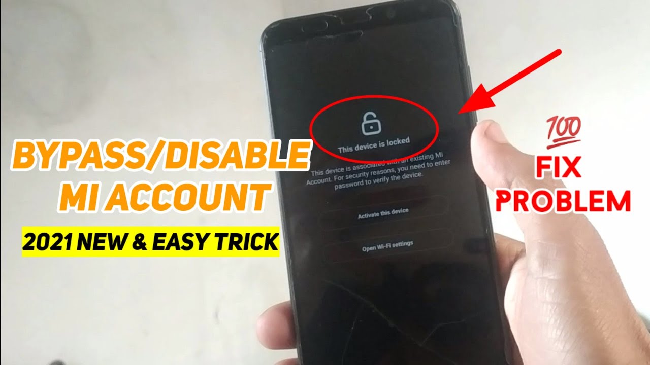 Xiaomi Redmi 7 Mi Lock Bypass