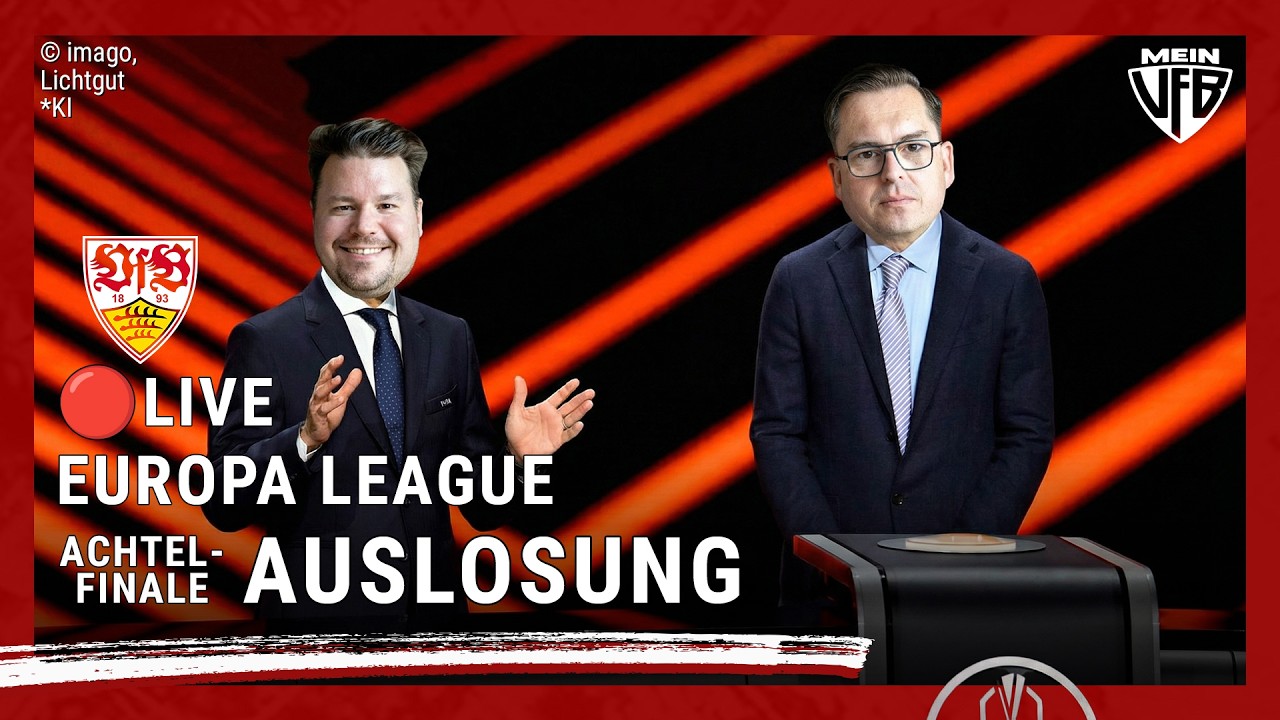 🟠 VfB Stuttgart im Achtelfinale ⚪🔴 Europa League Auslosung 🏆 #MeinVfB Live-Reaction