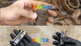 People Skills_How to Make a Rusty BOLT into a Beautiful Pocket LIGHTER