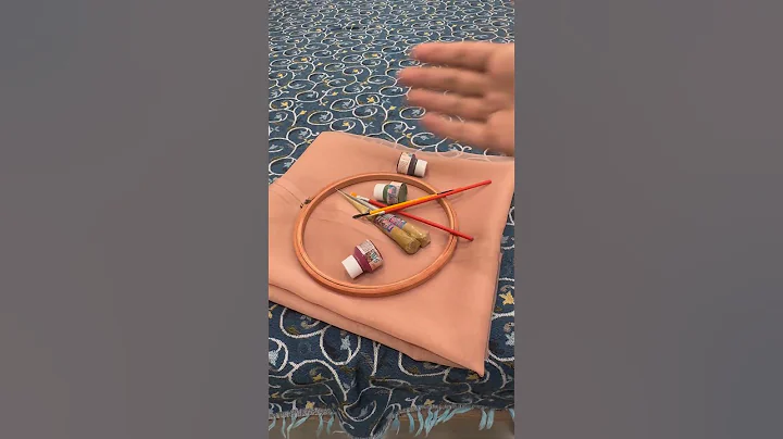 Materials Required for fabric painting for beginners #fabricpainting #diy #shorts #youtubeshorts