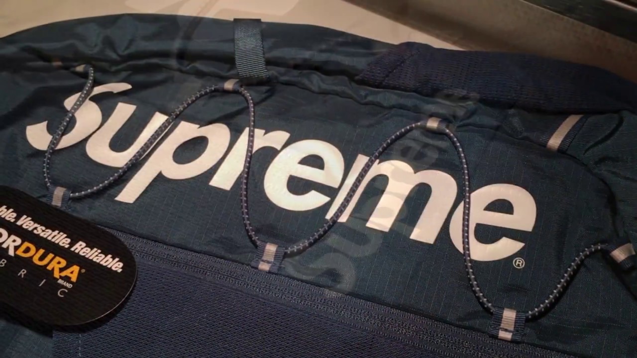 Supreme SS 17 Week 1 Pickup Unboxing! Backpack, Elephant Tee, And Swirl  Tee! 