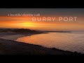 A serene shoreline sunrise walk in burry port wales