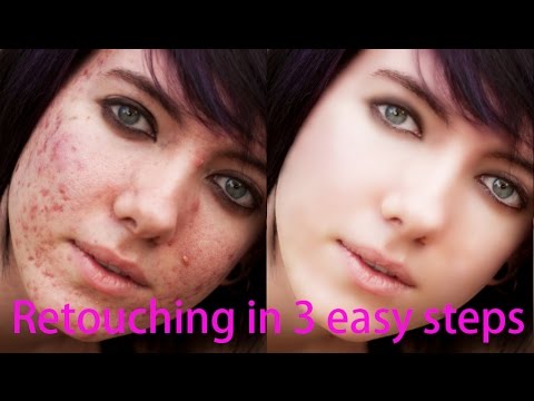 Photoshop Tutorial : How to retouch skin in Photoshop cs