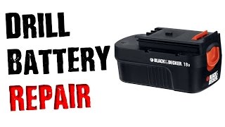 Fix a Dead Drill Battery That Wont Charge Don't Throw it Away!