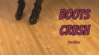 High Heel Boots Crush - Pacifier  ASMR    by request