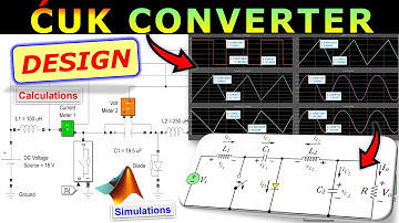 ⚡ DC-DC Ćuk (Cuk) Converter Design 🔋 Power Electronics ⭐ Calculations & MATLAB/Simulink Simulations👍