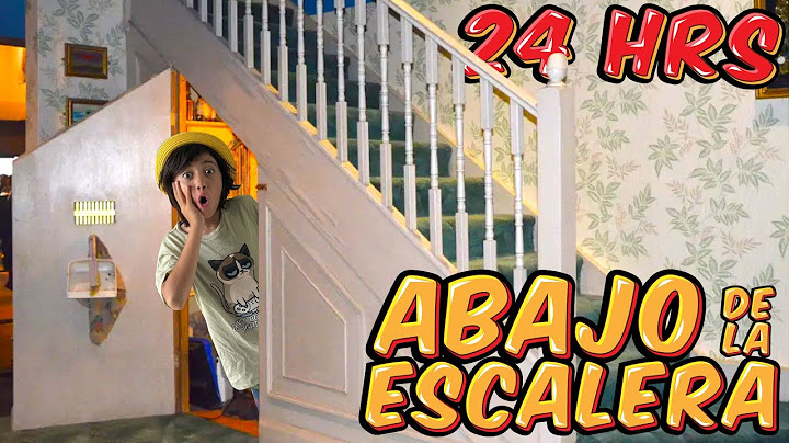 Paso 24 HORAS Viviendo ABAJO de la ESCALERA