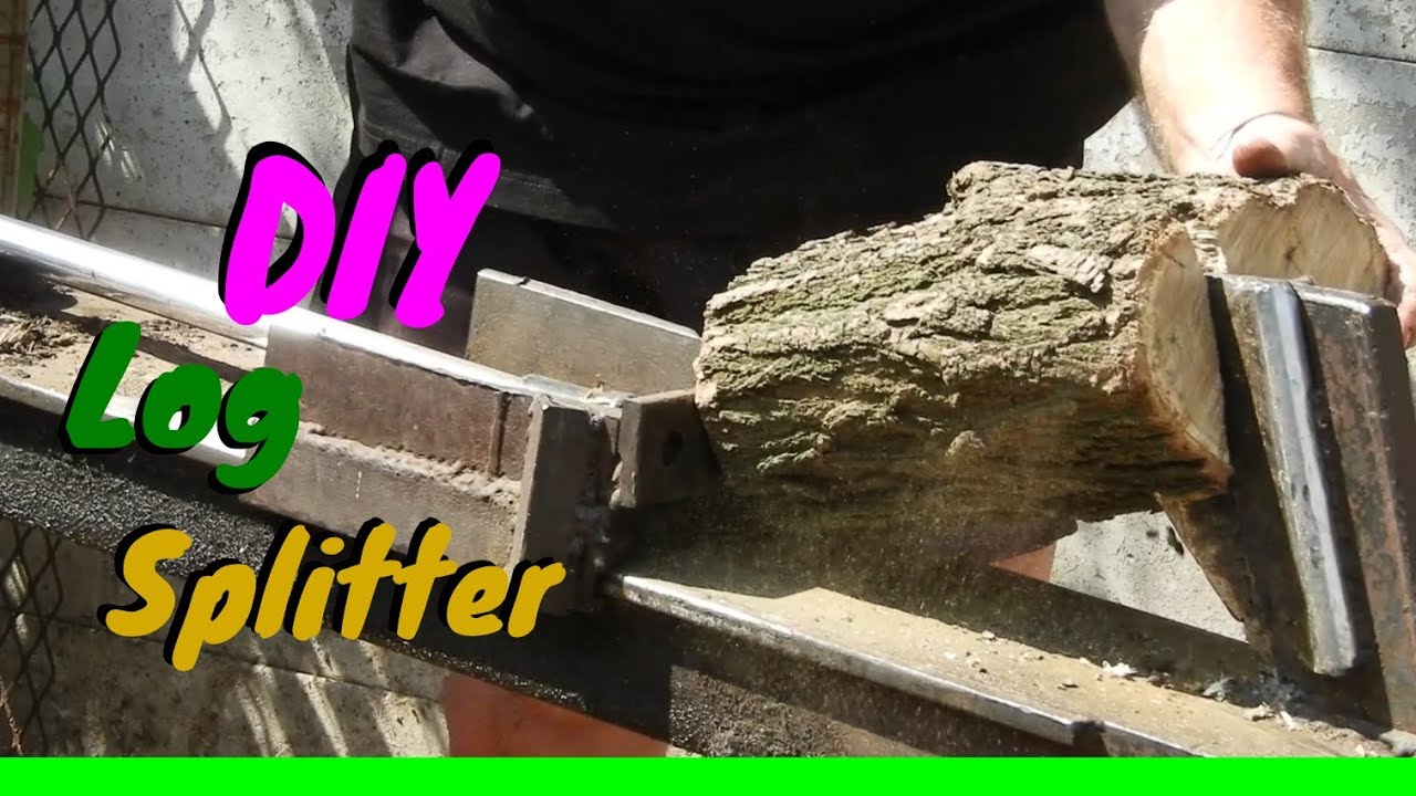 DIY DAD DIY Log Splitter YouTube