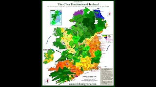 The NEW Clan Territories of Ireland Map