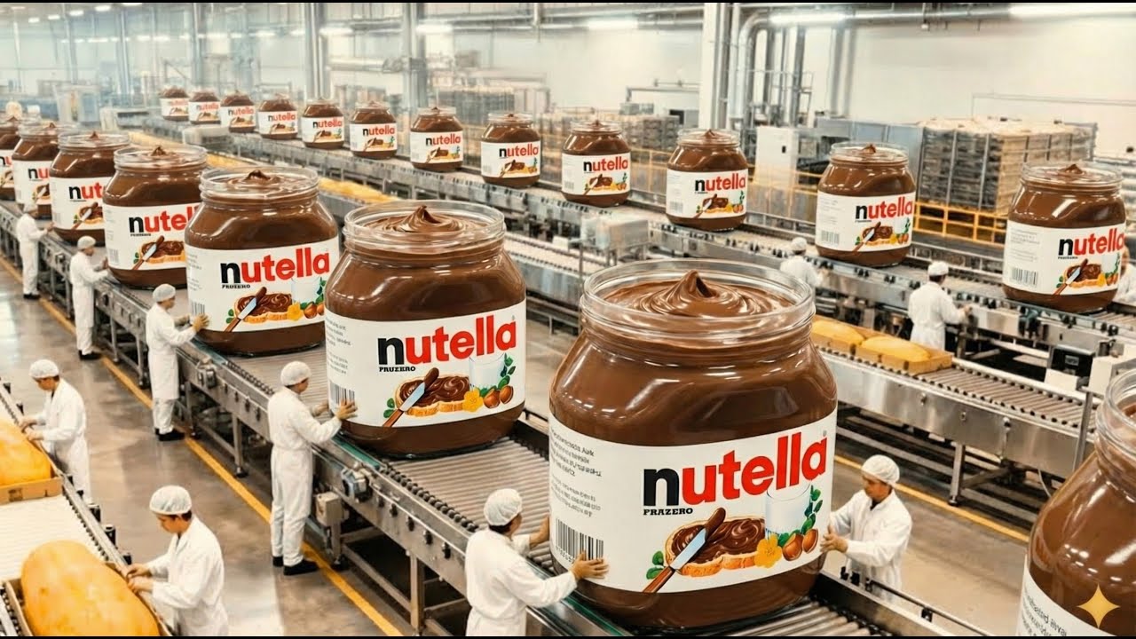 The Insane Process of Making Nutella: From Hazelnuts to Your Jar