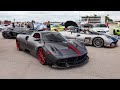 300 SUPERCARS And HYPERCARS At EXOTIC CAR TOY RALLY 2021 REV BATTLES DRIFTING And LOUD EXITS