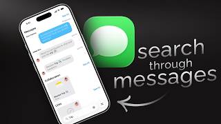 How to Search Through Messages on iPhone