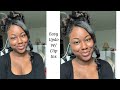 Clip In Updo Hairstyle