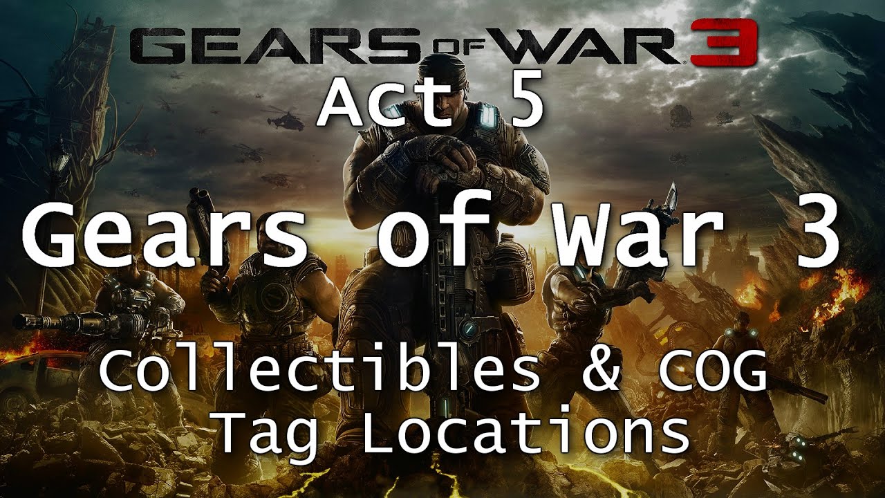 InfecT Team . xBox360: Gears of War 3 - COG Tags e Itens Colecionáveis de