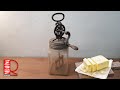 Old handmade butter churn - Restoration