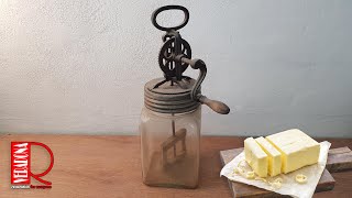 Restoration  Old handmade butter churn