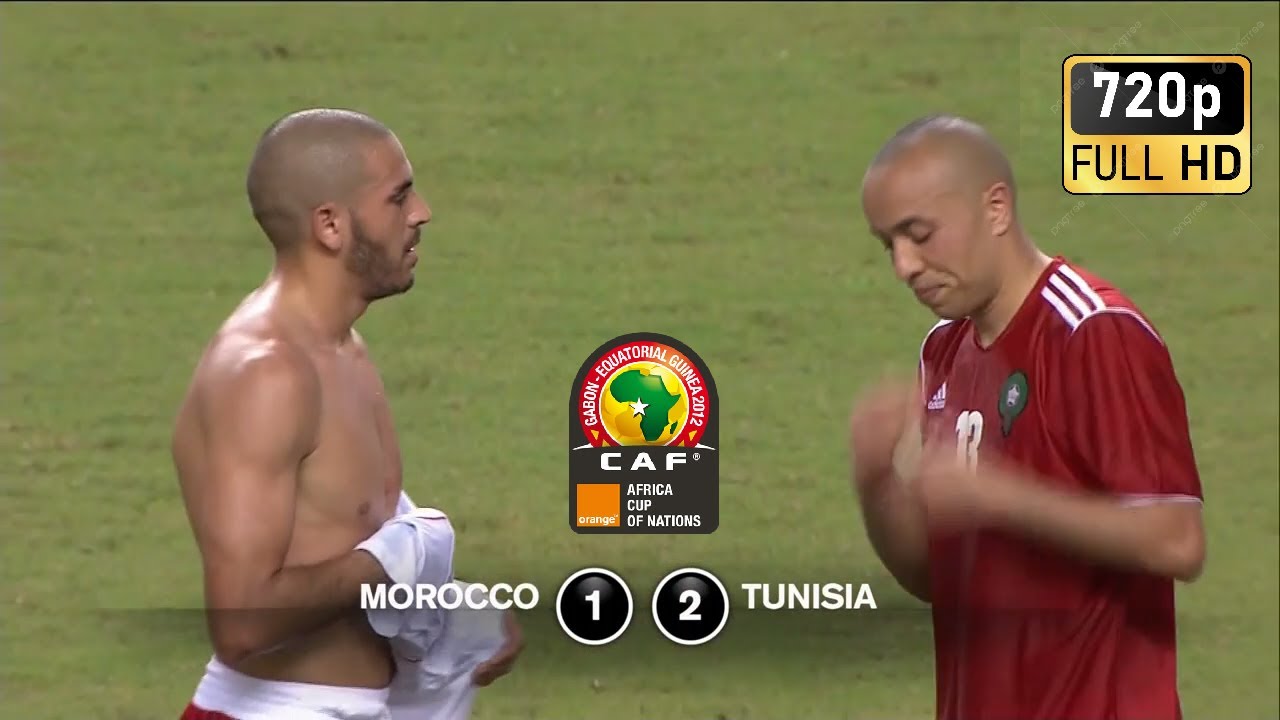 متعة و إثارة في ديربي شمال أفريقيا بين المغرب و تونس في كأس أمم أفريقيا 2012 Maroc vs Tunisie CAN