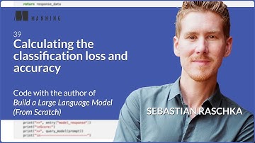 📊 Calculating Classification Loss and Accuracy – Live Coding with Sebastian Raschka (Chapter 6.6)