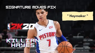 Killian Hayes Jumpshot and Signature Fix (Full Edit) | NBA2k20 Mobile