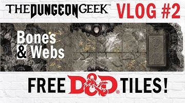 Free Dungeon Art Props - Bones & Webs