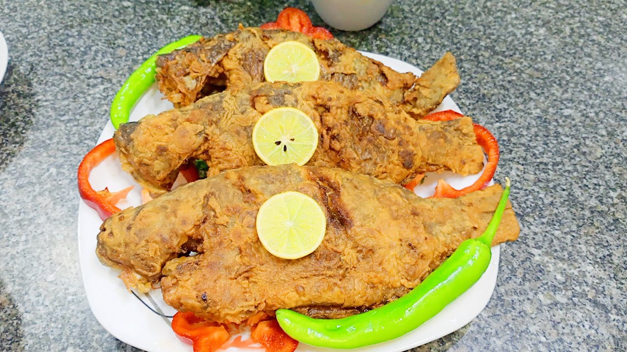 السمك الذهبي المقرمش مع أطعم رز صيادية #اكسبلور #طبخ #سمك #سمك_بلطي #رز_صيادية 