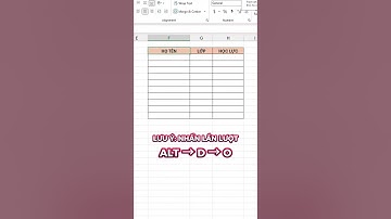 Tạo bảng nhập liệu nhanh trong excel #meotinhoc #tinhocvanphong #excel #exceltips #exceltricks