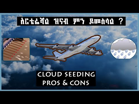 አርቴፊሻል ዝናብ ምን ይመስላል Cloud Seeding Pros Cons