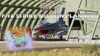 DCS Tutorial F-16 Strike Mission Planning Tutorial and Flight (Part 1)