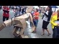 Kit rex cardboard dinosaur costume