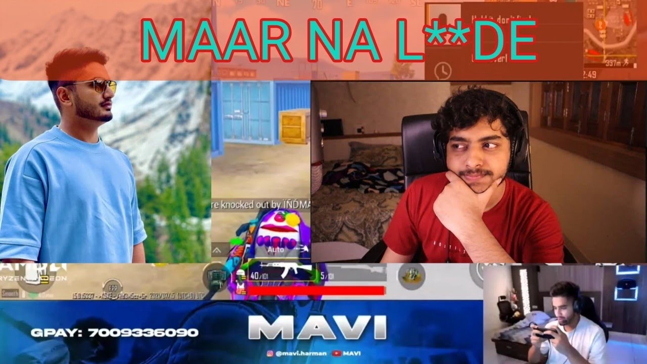 Mavi Angry On Soul Aman | Mavi Toxic Moments | BGMI