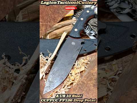 CCFFCC FF126 Drop Point Camp Knife in AUS10 Steel