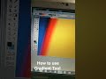 How to use gradient tool in adobe photoshop #short #gradient tool