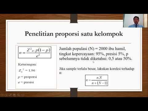 Video: Perhitungan Ukuran Sampel Untuk Percobaan Irisan Bertahap