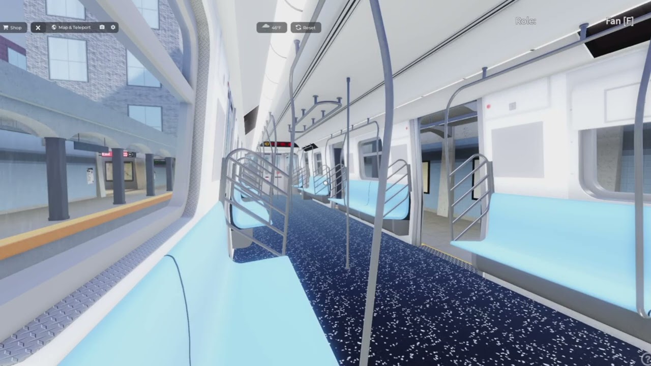 Roblox Subway Train Simulator || Alstom 160A (Lincoln Park South - 4th Avenue Nash)