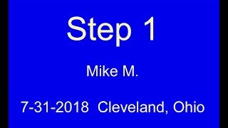 Step 1 ~ Mike M