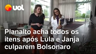 Móveis do Alvorada são achados após Lula e Janja culparem Bolsonaro e Michelle por sumiço