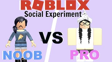 Noob VS Pro || ROBLOX Social Experiment
