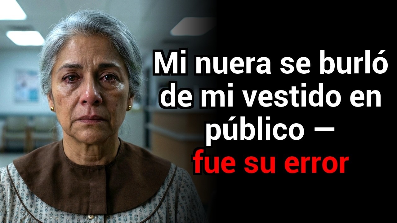 Mi nuera se burló de mi vestido en público — fue su error