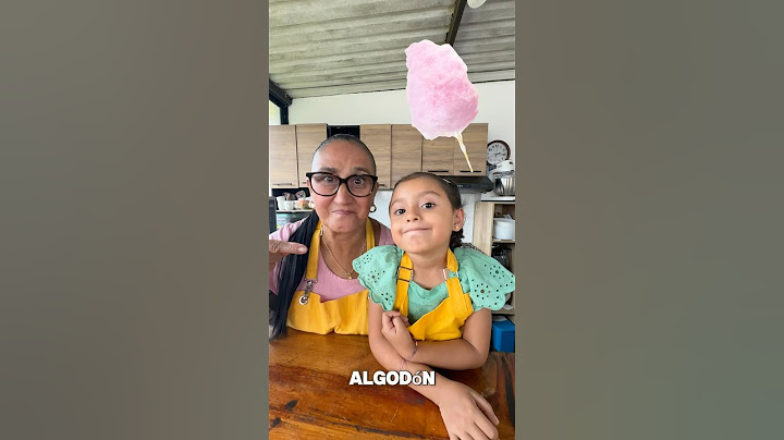 Hice algodón de azúcar con mi nieta 🍭🤯