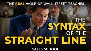 Syntax of the Straight Line | Free Sales Training Program | Sales School